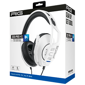 Auriculares Gaming RIG 300HS Blanco (REACONDICIONADO) para Playstation 5 en GAME.es