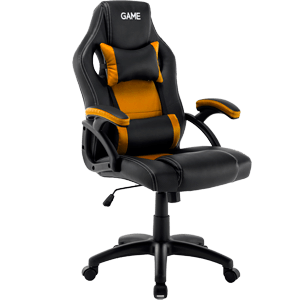 Silla Gaming GAME Racing GT120 Negro-Naranja