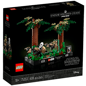LEGO Star Wars: Diorama: Duelo de Speeders en Endor 75353