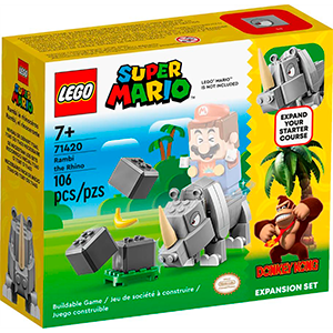 LEGO Super Mario: Donkey Kong Rambi Grey Rhino 71420