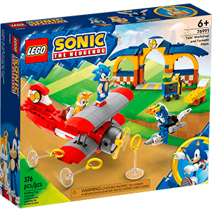 LEGO Sonic: Tail´s Workshop and Tornado Plane 76991