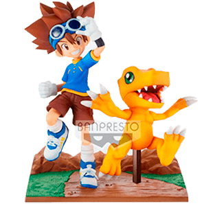 Figura Banpresto Digimon: Taichi y Agumon