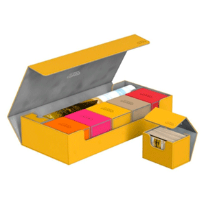 Caja Archivador de Cartas Ultimated Guard Superhive 550+ Estándar Ámbar