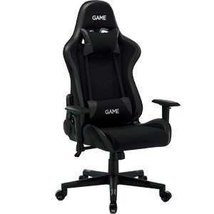 GAME Racing Pro GT325 Tela Negro - Silla Gaming