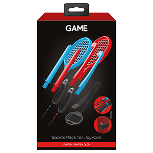 GAME GM32809 Pack Sports Kit 11en1 para Joy-Con Switch