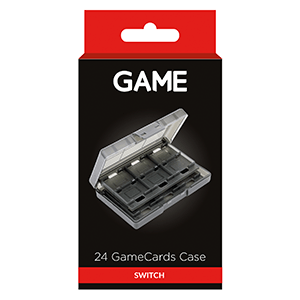 GAME GM32847 Caja para 24 Cartuchos para Nintendo Switch