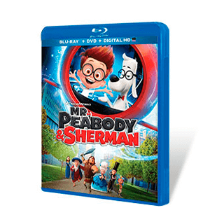 Las Aventuras de Mr. Peabody & Sherman Bluray + DVD