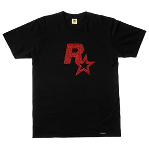 Camiseta Negra Rockstar Talla XS Camiseta Negra Rockstar Talla XS