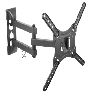 TooQ Giratorio e Inclinable 23”- 55” Tres Pivotes Negro - Soporte