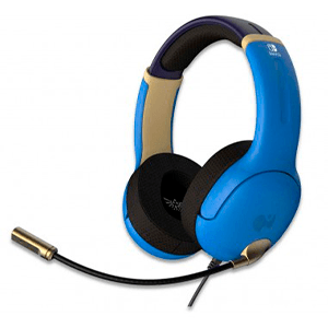 Auriculares PDP Airlite Zelda Hyrule Blue - Licencia oficial-
