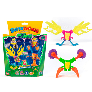 Superthings Neon Power Surtido (4 Superthings & 2 Exoskeletons)