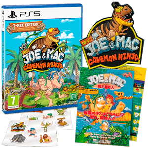 New Joe And Mac Caveman Ninja T-Rex Edition