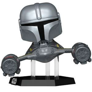 Figura POP Rides Star Wars Mandalorian in N1 Starfighter