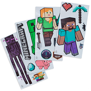 Set de Pegatinas Minecraft Muro