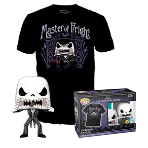 Pack Camiseta y Figura Pop Disney: Jack Skellington Talla L