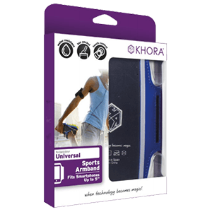 Brazalete Deportivo Azul smartphones XL Khora