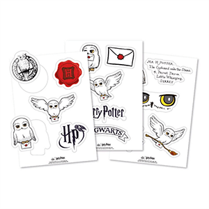 Set de Pegatinas Harry Potter Hedwig