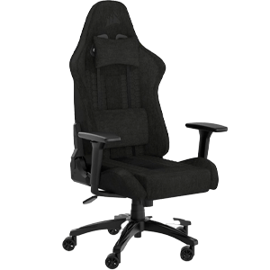 CORSAIR TC100 Relaxed - Leatherette - Black - Silla Gaming