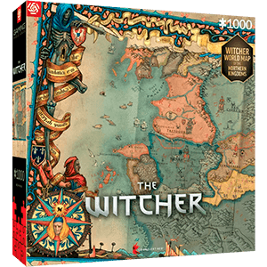 Puzle The Witcher 3: Los Reinos del Norte (1000 p)
