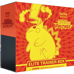 Estuche juego cartas coleccionables Entrenador Elite Vivid Voltage Pokemon ingles