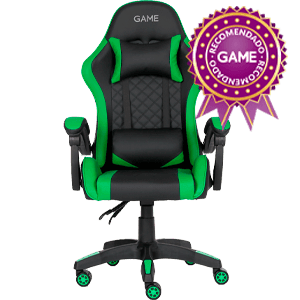 Silla Gaming GAME GT1 Negro-Verde para PC GAMING en GAME.es