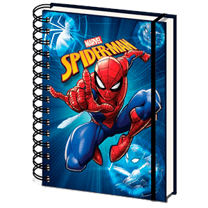 Cuaderno A5 Marvel Web Strike