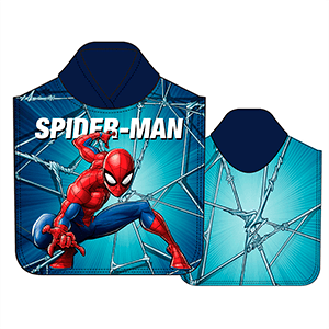 Poncho Marvel Spiderman Algodón