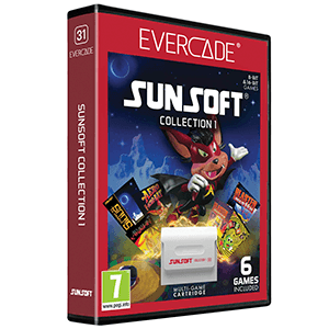 Cartucho Evercade Sunsoft Collection 1