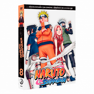 Naruto Shippuden Box 8 Episodios 190 a 215