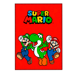 Manta Polar 100cmx140 cm Super Mario: Personajes