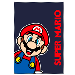 Manta Polar 100cmx140 cm Super Mario