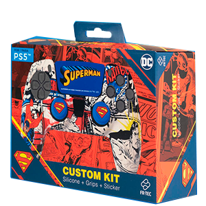 Funda de Silicona + 2 Grips para mando DualSense Superman