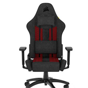CORSAIR TC100 Relaxed - Charcoal/Red - Silla Gaming
