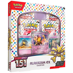 Caja Pokemon Escarlata y Púrpura 151: Alakazam EX