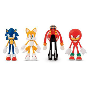 Pack de 4 Figuras Sonic The Hedgehog