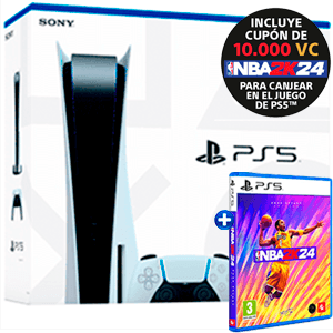 PlayStation 5 Stand Chassis C + NBA 2K24 + 10.000 C.V para Playstation 5 en GAME.es