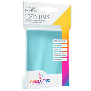 Pack de 100 Fundas de Cartas Soft GameGenic. Merchandising