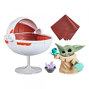 Figura Hasbro Bounty Collection Star Wars: Grogu con Coche Flotante