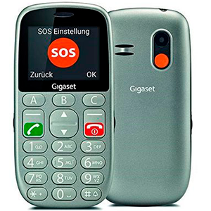Gigaset GL390 2.2´´ Para Personas Mayores Gris - Telefono Movil