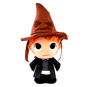 Peluche Harry Potter Ron with sorting hat 15cm