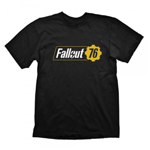Camiseta Fallout 76 Logo Negra Talla XL