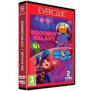 Cartucho Evercade Goodboy Galaxy + Witch N´ Wiz