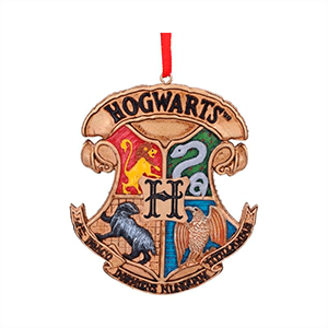 Adorno de Navidad Harry Potter: Escudo Hogwarts