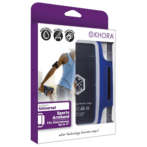 Brazalete Deportivo Azul smartphones S-M Khora