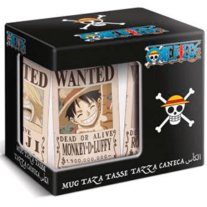 Taza One Piece Wanted 325ml. Merchandising
