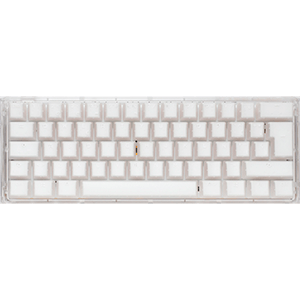 Ducky ONE 3 Aura White Mini 60% Hot-swappable MX-Red RGB PBT Mecanico - Teclado Gaming