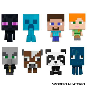 Minecraft Minis Cabeza mob surtida