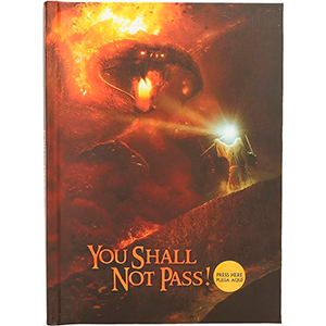 Libreta con Luz El Señor de los Anillos: You Shall Not Pass