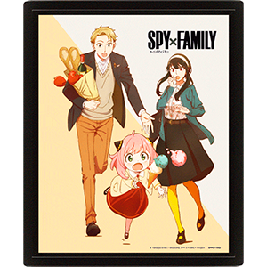 Cuadro 3D Spy X Family: Cool vs Family