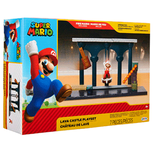 Playset Nintendo: Castillo De Lava